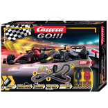 AUTORAMA CARRERA GO PISTA ELÉTRICA MAX RUSH FÓRMULA 1 FERRARI X RED BULL COM 6,3 METROS 2 CARROS 1/43 CAR20062591